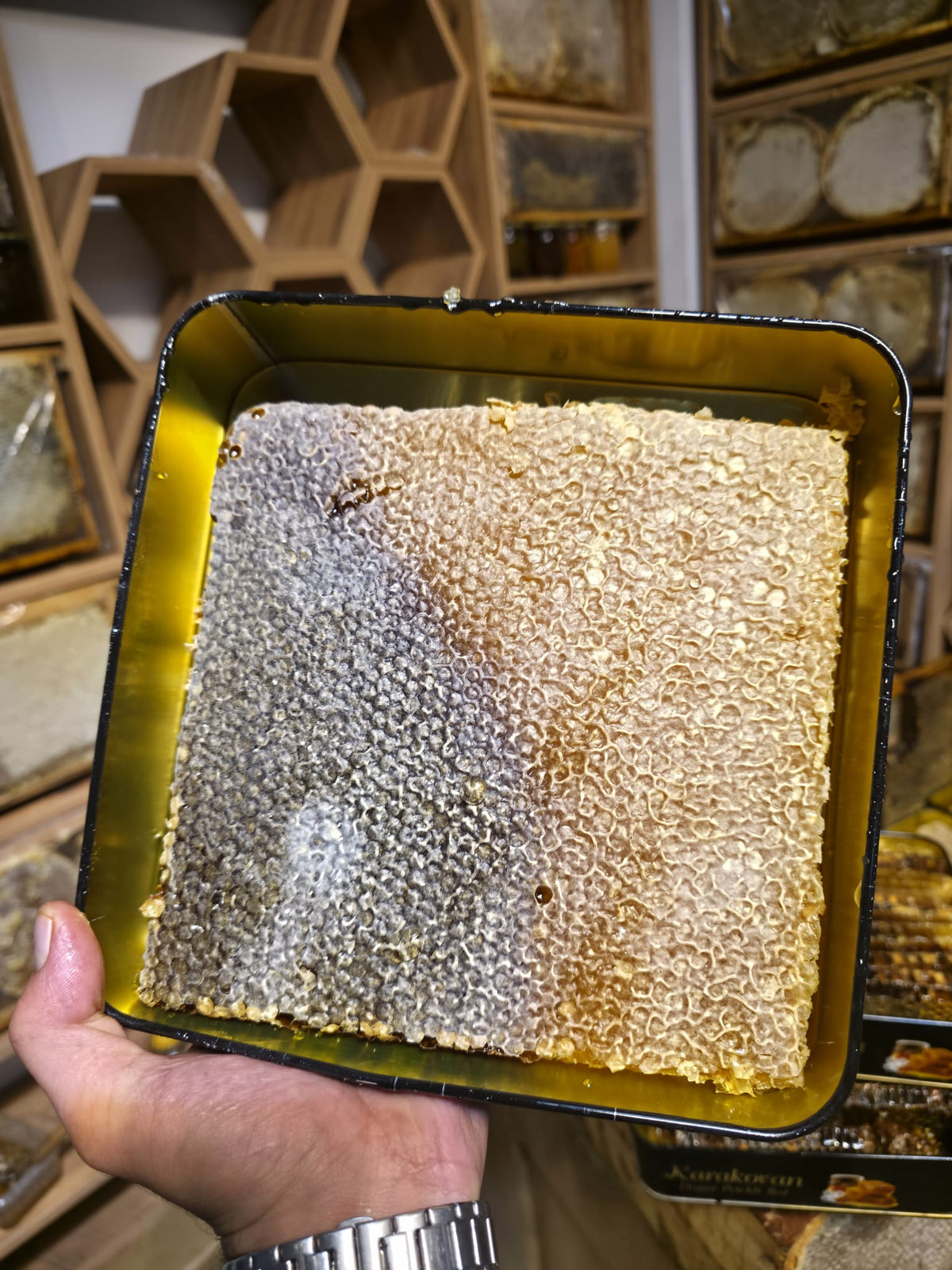 1,5kg petekli çiçek balı