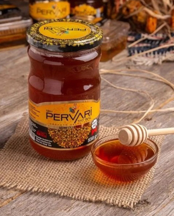 Pervari Yüksek Rakımlarda Yetişen Doğal Süzme Çiçek Balı 850 Gr