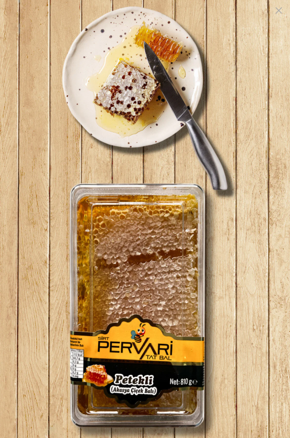 Pervari Siirt Petekli Akasya Çiçek Balı 810 Gr.