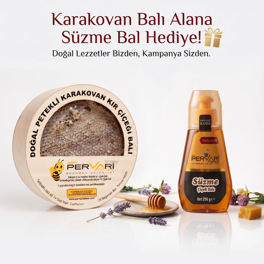 KARAKOVAN 1.3KG + 280GR SÜZME HEDİYE