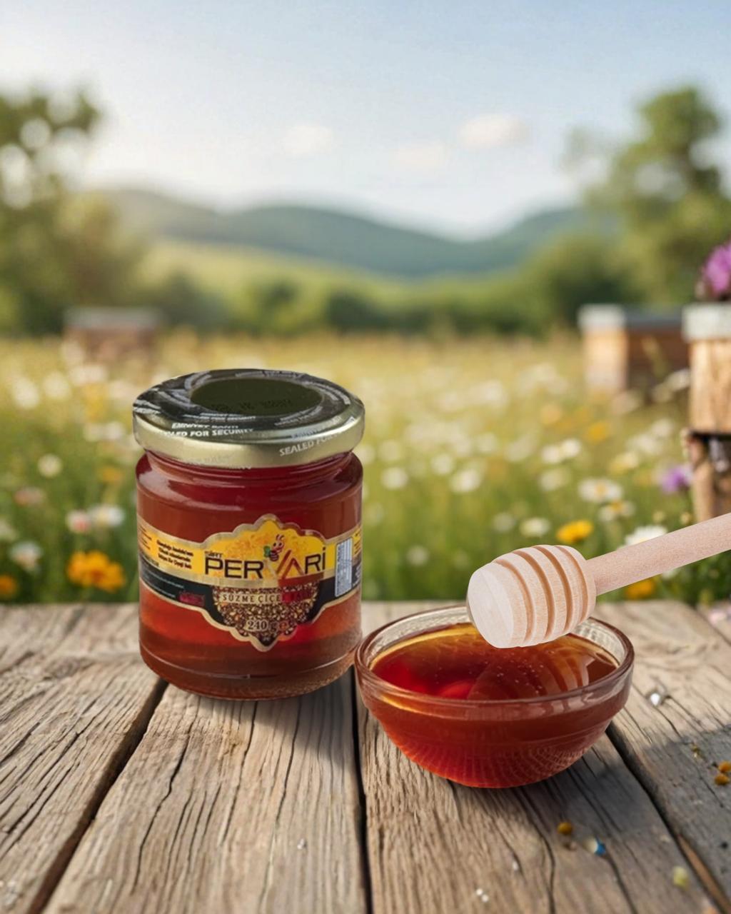 Doğal Süzme Çiçek Balı 240 Gr.