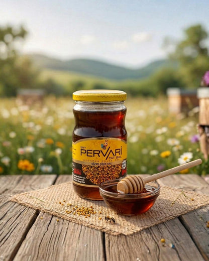 Pervari Yüksek Rakımlarda Yetişen Doğal Süzme Çiçek Balı 850 Gr