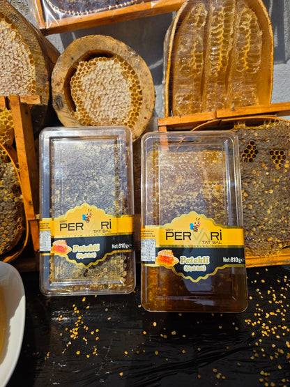 Pervari Petekli Çiçek Balı 810 gr – Doğal Petek