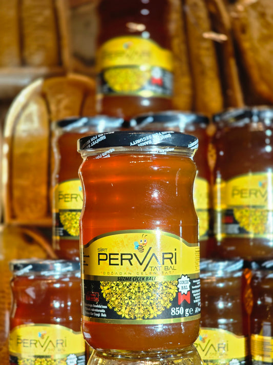 Pervari Yüksek Rakımlarda Yetişen Doğal Süzme Çiçek Balı 850 Gr