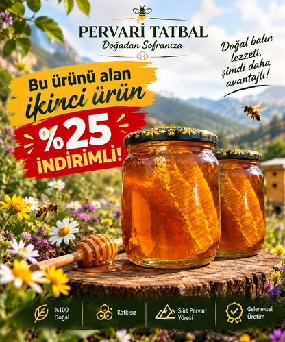 Petekli kavanoz 550gr net