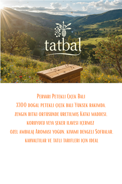 Pervari Siirt Petekli Çiçek Balı 240 Gr
